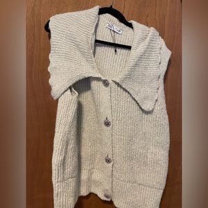 Zara knit sweater vest